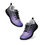 Thumbnail: Nebula Fade blends silky violet and aluminum gray in a sleek, breathable athleisure design by Darc Pfenyx. with black trim