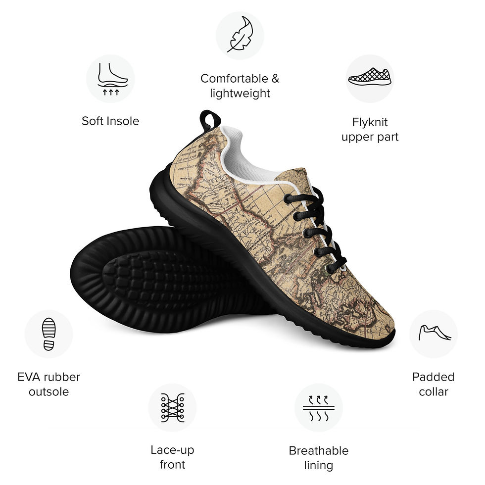 Thumbnail: Darc Pfenyx Signature - The Cartographer Men’s Sneakers