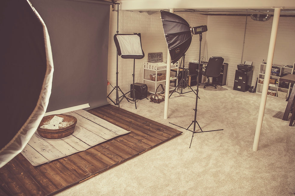 studio image with professional light
