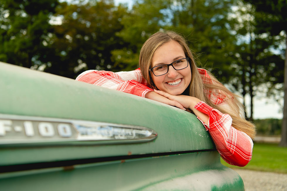 f100 car senior girl