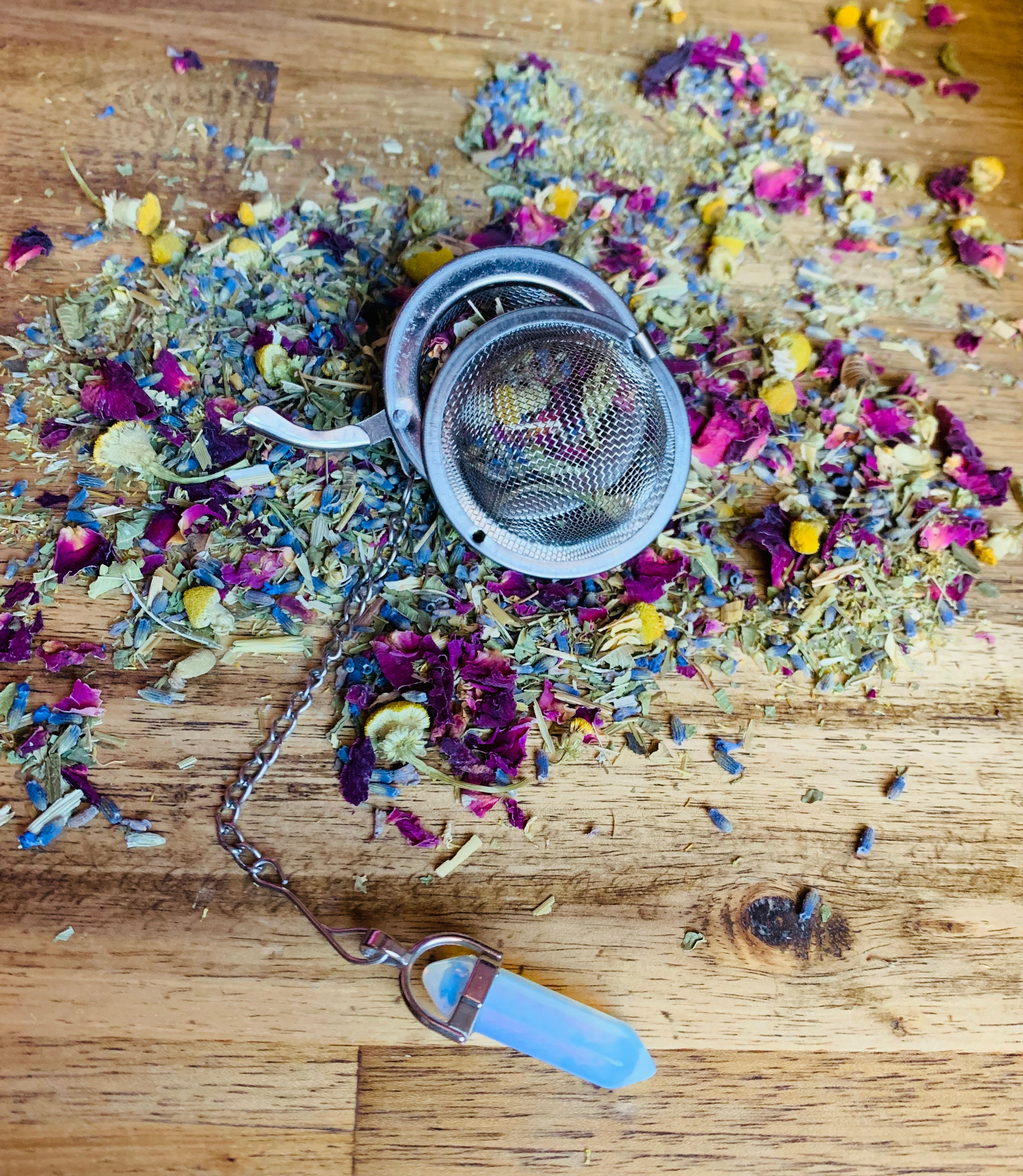 Opal Gemstone Tea Infuser