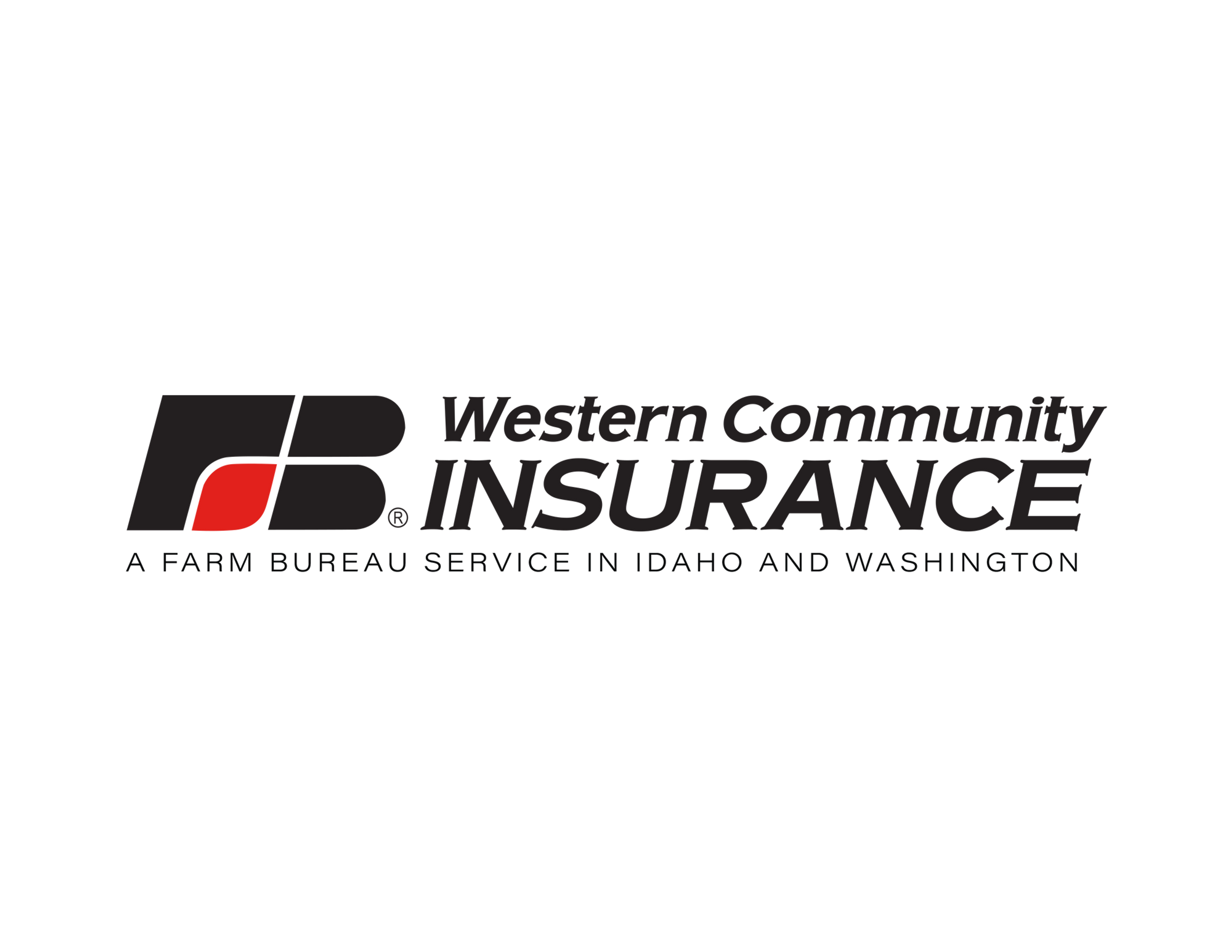Western Community Horizontal Two-Color Logo PNG