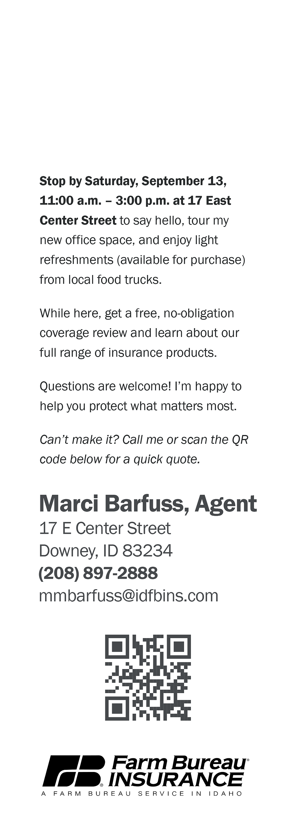 Thumbnail: Open House Doorhanger