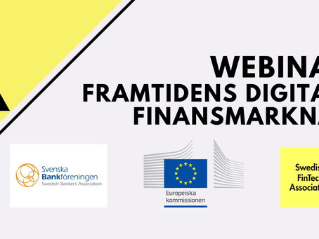 Webinar om Framtidens digitala finansmarknad