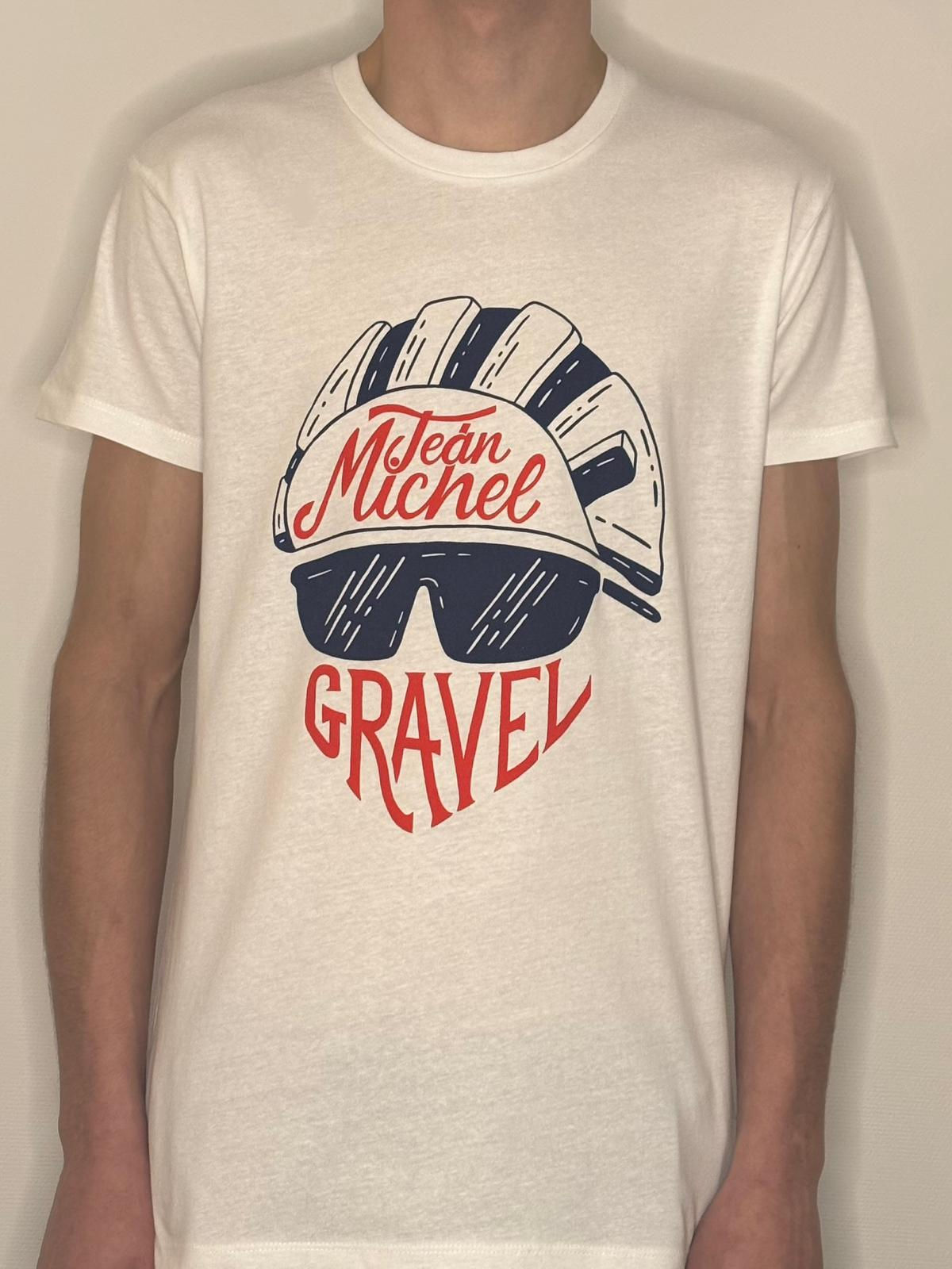T-shirt Blanc Jean Michel Gravel