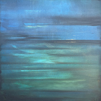 abstract painting by Virginie Munch - decor