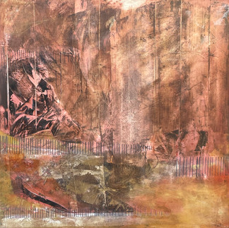 abstract painting by Virginie Munch - decor