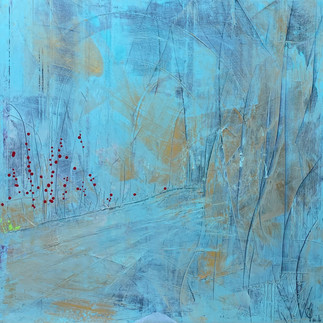 abstract painting by Virginie Munch - decor