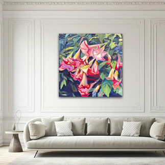 Babstract painting by Angie Brooksby