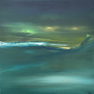 abstract painting by Virginie Munch - decor