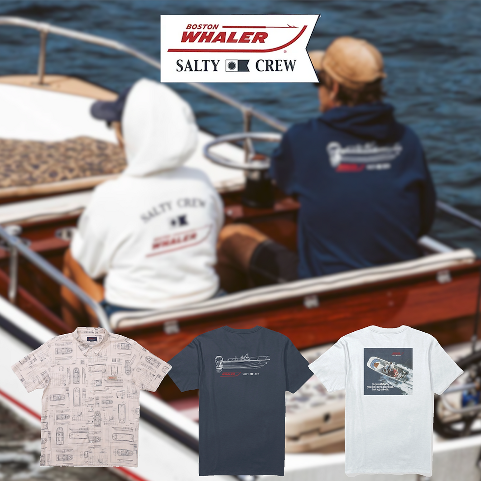 BOSTON WHALER X SALTY CREW COLLECTION IN STOCK NOW!