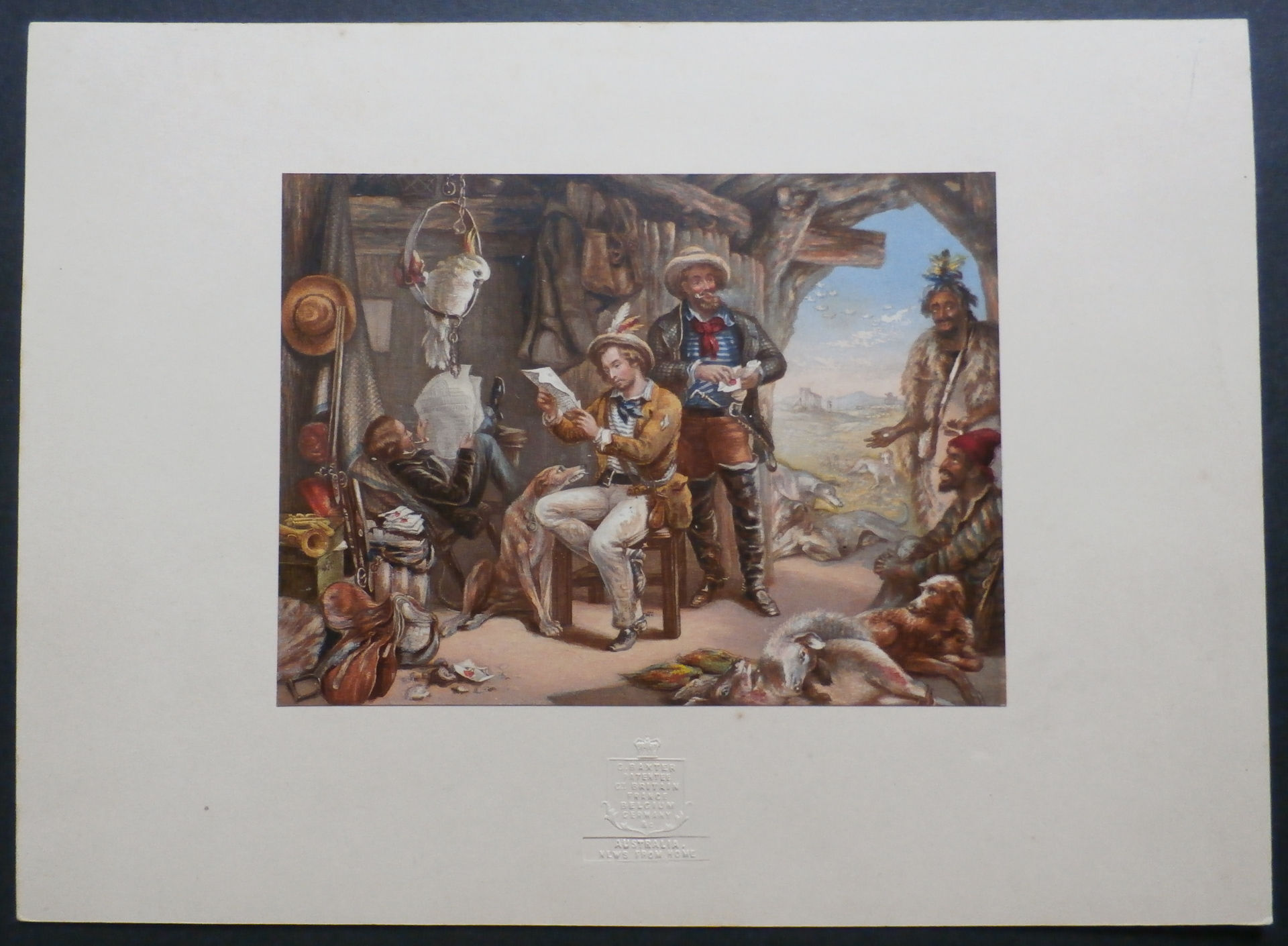Australia News from Home – George Baxter Print