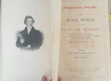 Pictorial Expository Family Bible - George Baxter - Birth of the Saviour