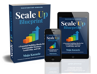 Scale Up Blueprint Book Cover on hardcover, paperback and iphone