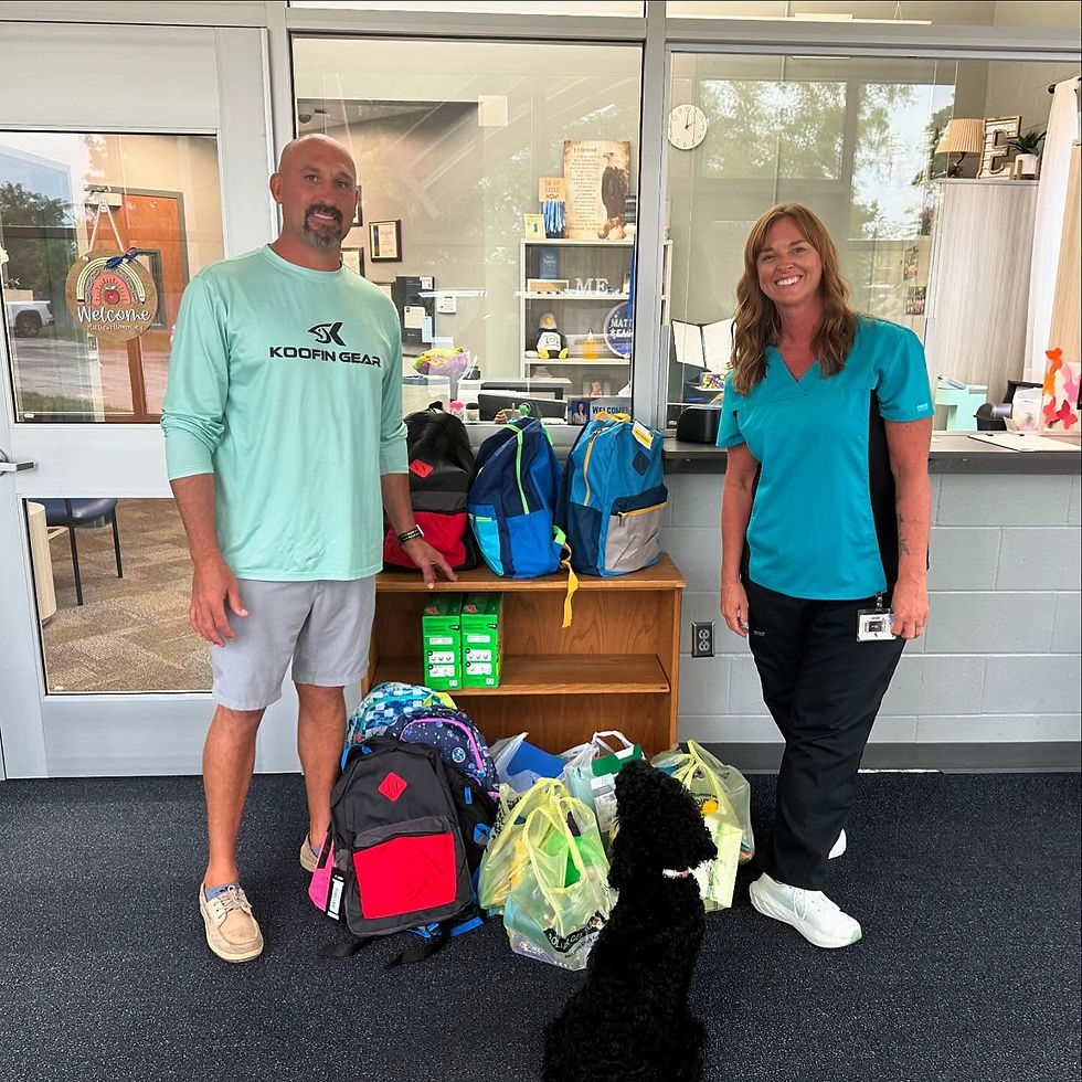Clayton Donation to Schools