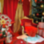 Décoration de photocall cirque à Noël pour les fêtes de fin d'année