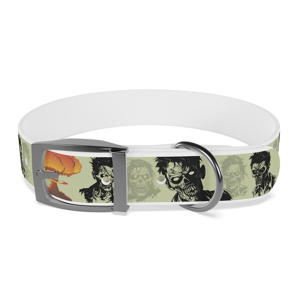 Thumbnail: Ghoul Inspired Dog Collar - Waterproof and Hypoallergenic 