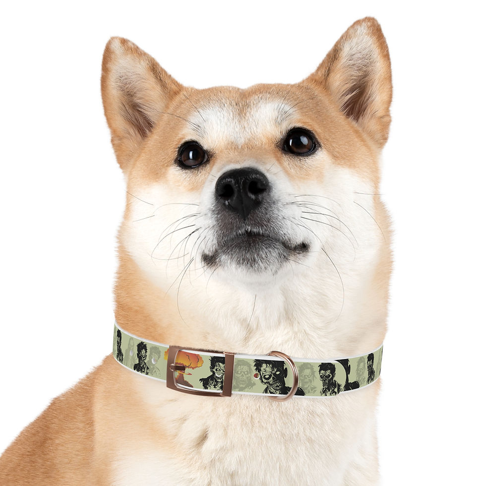 Thumbnail: Ghoul Inspired Dog Collar - Waterproof and Hypoallergenic 