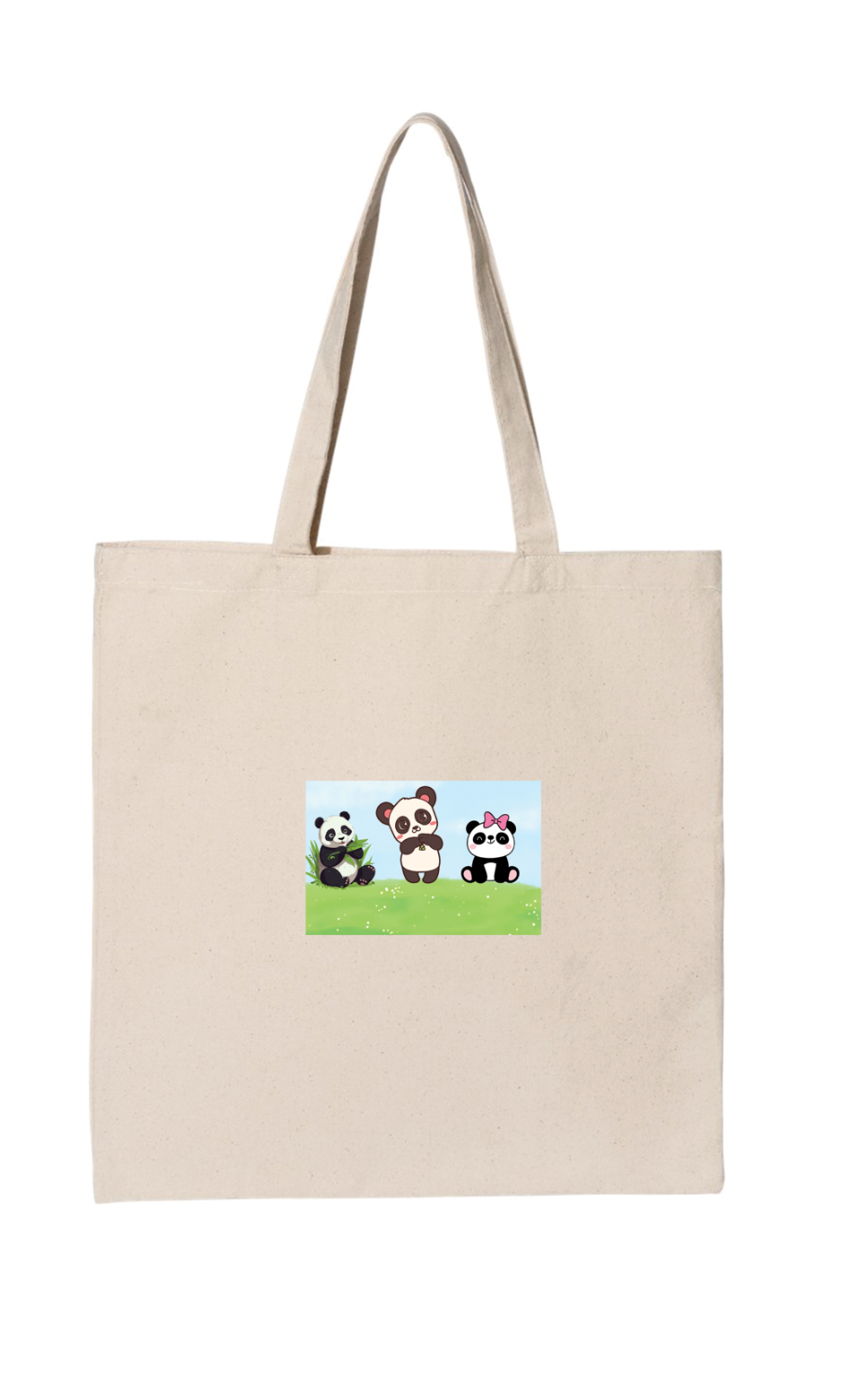 Thumbnail: "3 Pandas" T-shirt & Tote Bag