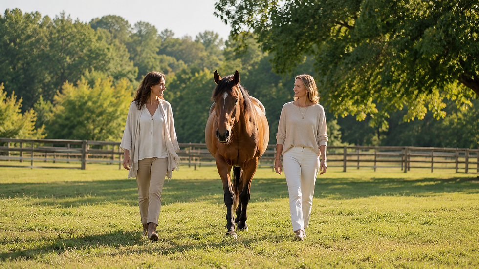 Workplace team learning, professional development and communication through horse-guided activities