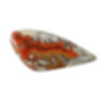 moss agate tumbled and polished out of the rock tumbler