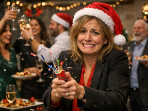 Lady Entrepreneur at a christmas party feeling burnout. If you’re tired right now, welcome to the club. Let’s name the obvious. This time of year is a lot. The internet is yelling about big wins and bold goals.
