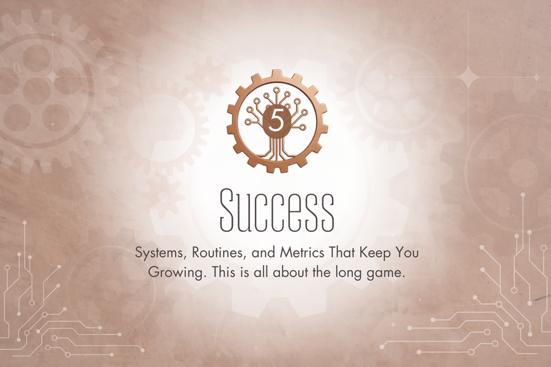 Course cover for Long-term business strategy and success. The Success section pulls everything together so you can scale your presence confidently for long-term Success in business. You’ll learn how to set up systems that support consistent output, track progress with simple data tools, and build workflows that reduce stress. This section emphasizes sustainable growth for entrepreneurs—because real success comes from what you do consistently, not just during a launch. You'll learn small business promotion systems, workflow for entrepreneurs, business success strategy, data tracking for small business, productivity systems, and how to scale your digital efforts with the long term in mind. If you're ready to move from chaos to clarity, and from overwhelm to progress, these business success systems will get you there.