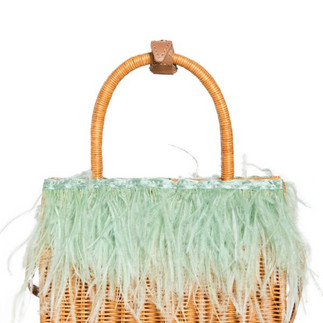 Serpui Cynthia Wicker Bag