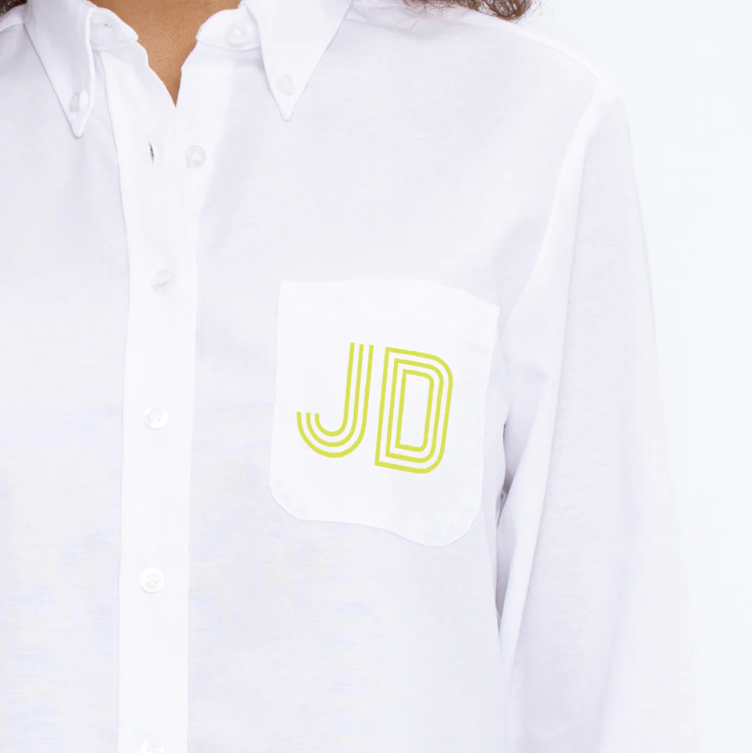 Katie Kime Retro Monogram Oxford