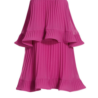 AMUR Kate Pleated Minidress