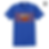 Thumbnail: Kids Heavy Cotton T-shirts - Royal Blue