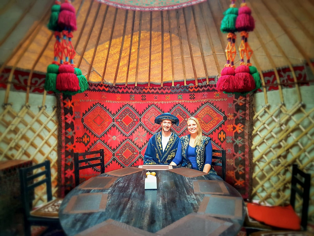 In the yurt