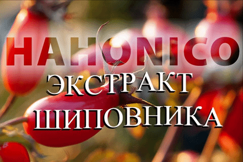 ЭКСТРАКТ ШИПОВНИКА В КОСМЕТИКЕ HAHONICO