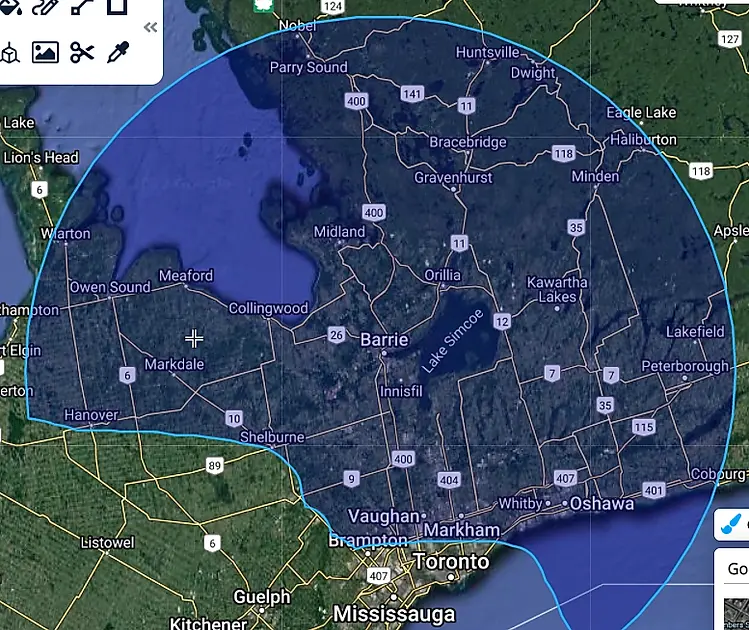 Service areas: ezfences.ca