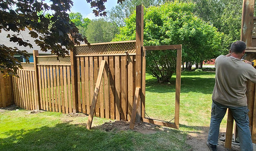 Leaning Post Repair