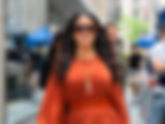 Salma Hayek Pinault Carrying a Gucci Horsebit 1955