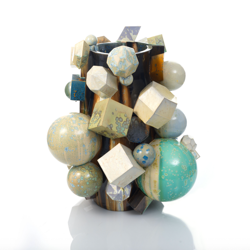 Mega Magma, 2025 by Kate Malone for Adrian Sassoon at Design Miami 2025 (Image courtesy of Adrian Sa