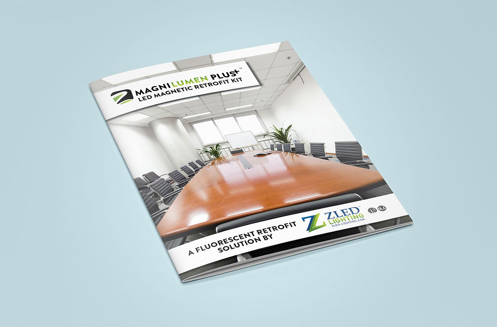 Magnilumen Plus Brochure, POP Display and Packaging Design