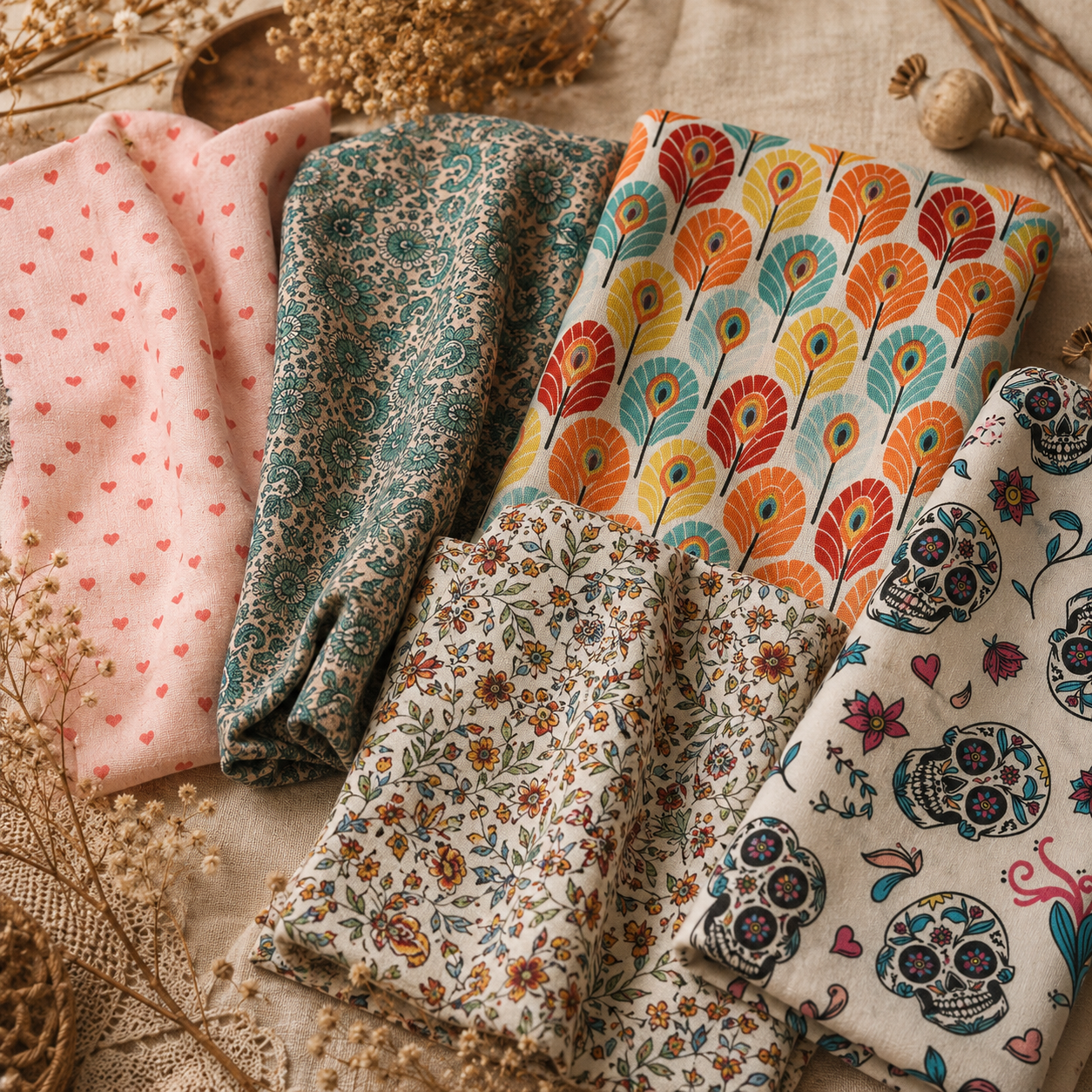 Autres Tissus Disponibles (pour lingettes réutilisables)