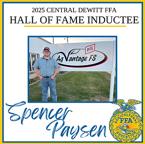 Hall of Fame Inductee member Spencer Paysen