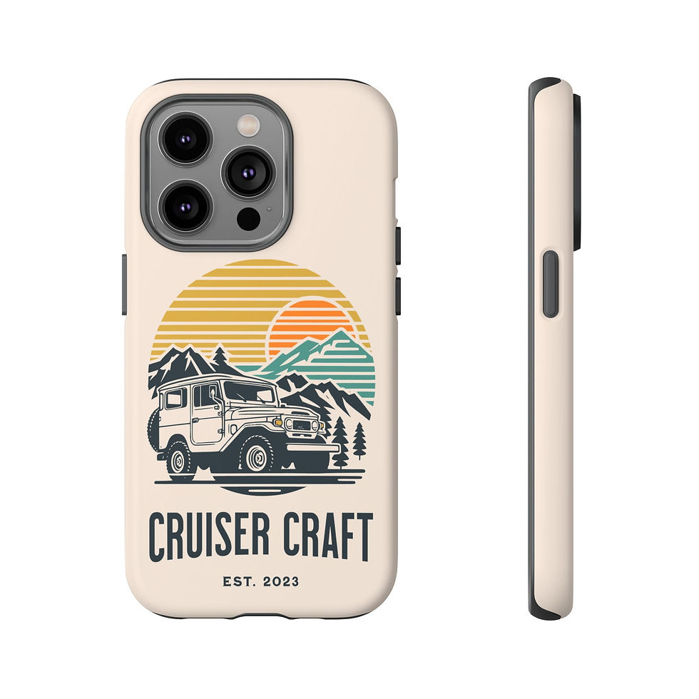 Thumbnail: Cruiser Craft iPhone Case (Color: Retro Toy)