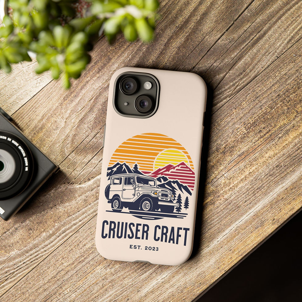 Thumbnail: Cruiser Craft iPhone Case (Color: Retro Sunset)