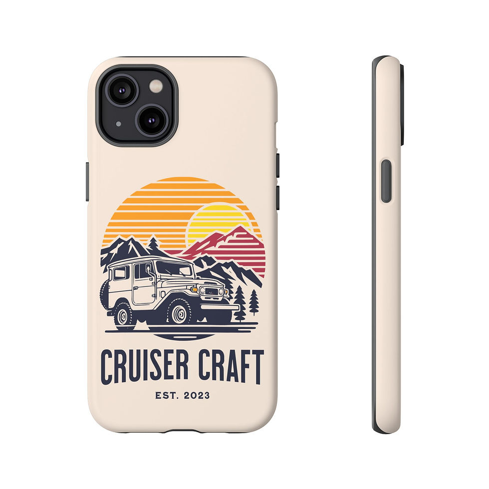 Thumbnail: Cruiser Craft iPhone Case (Color: Retro Sunset)