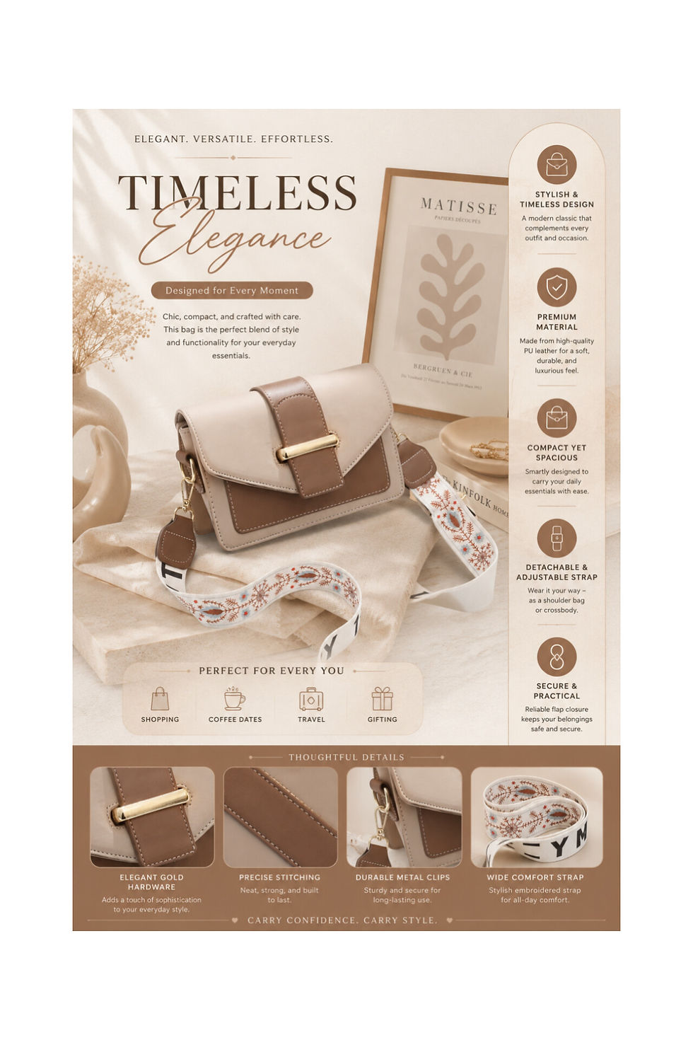 Thumbnail: Caramel Charm Bag