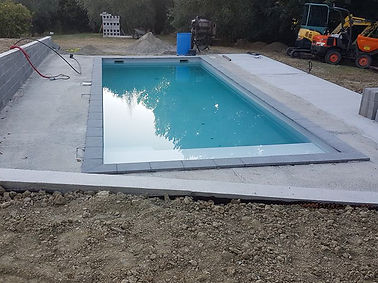 terrasse piscine terrassement