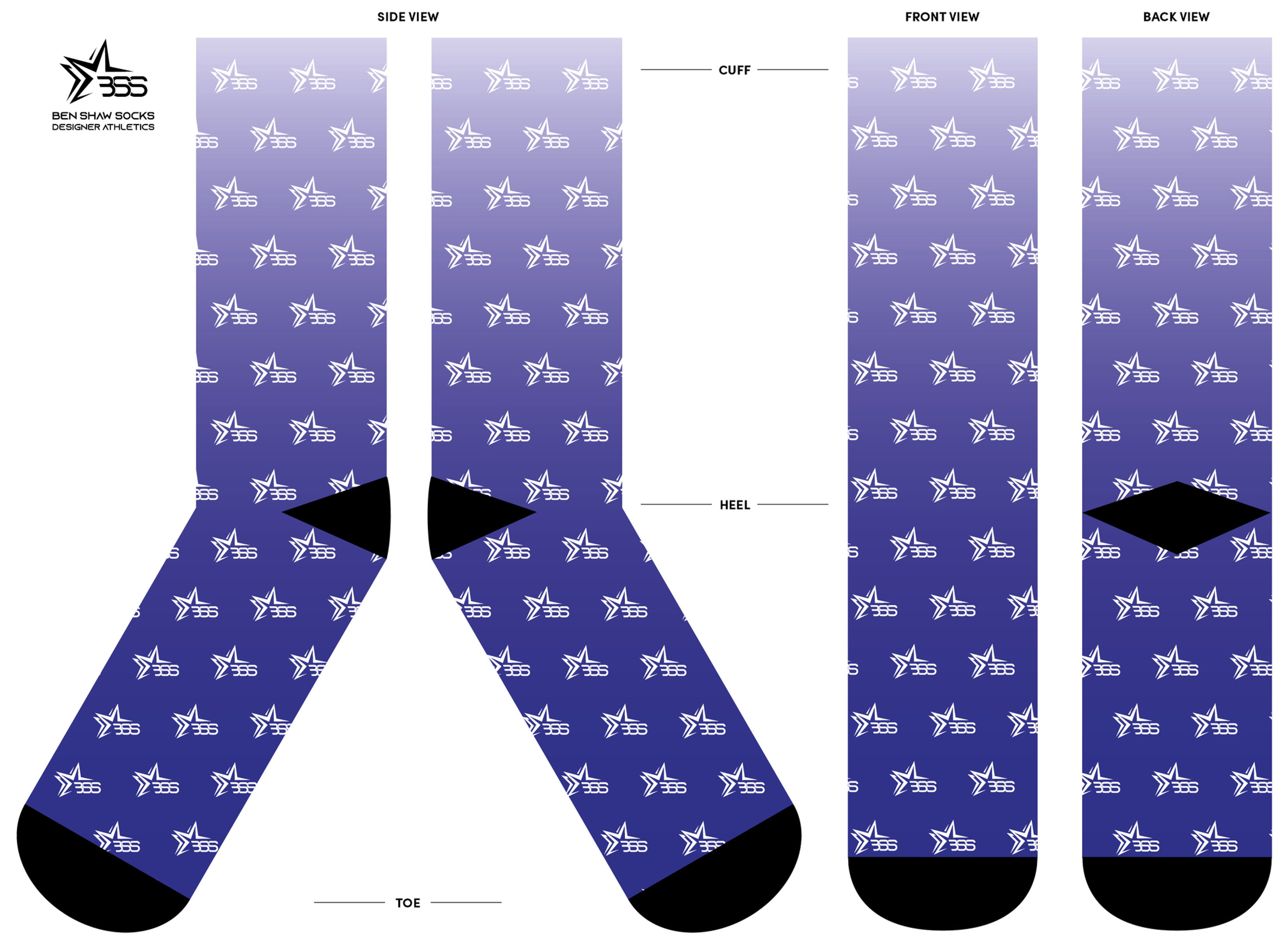 BSS White Stars Blue