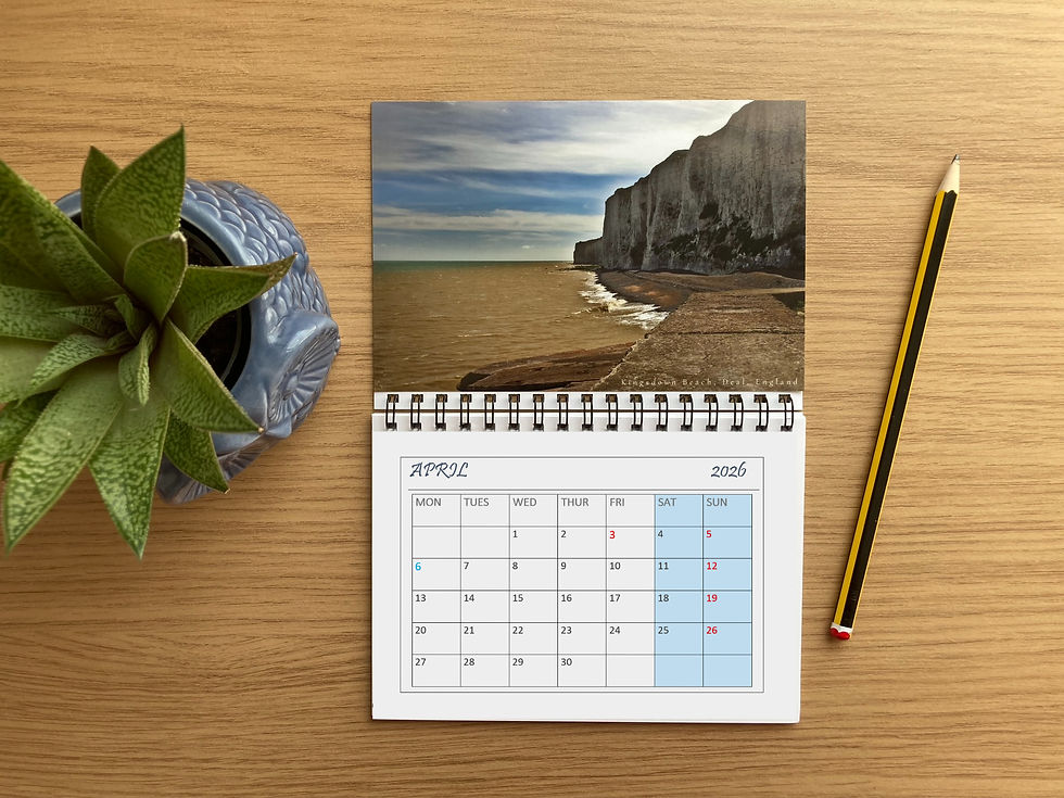Thumbnail: Handmade Magnetic Tear Off Calendar For Fridge 2026