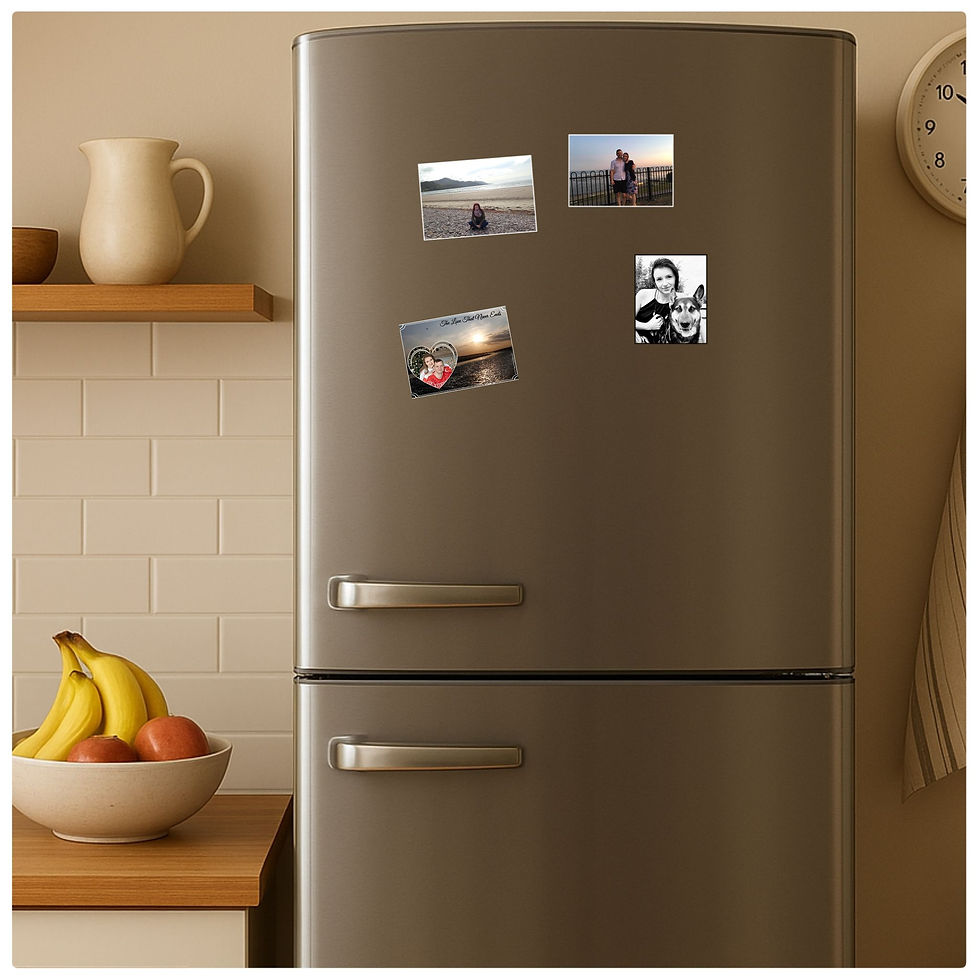 Thumbnail: Handmade Personalised Photo Fridge Magnet
