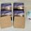 Thumbnail: Wooden Coasters Set Of 6 Sunset And Beach