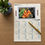 Thumbnail: A4 Size Wall Calendar With Flowers ''Bouquet of Tulips''